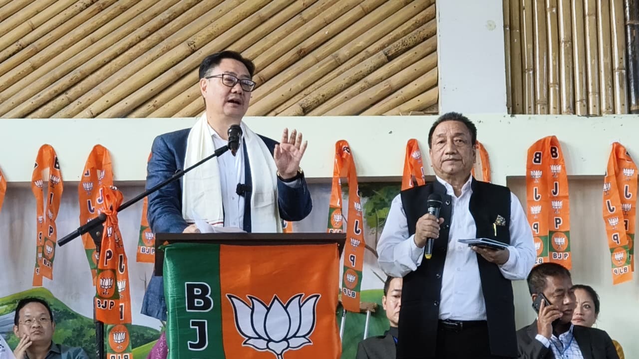 BJP Candidate lo thlang tling rawh u – Kiren Rijiju