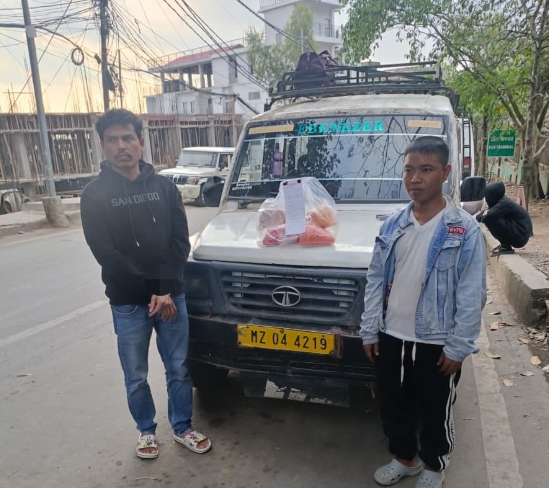 Aizawlah methamphetamine an man