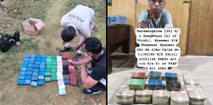 Methamphetamine leh heroin man a ni