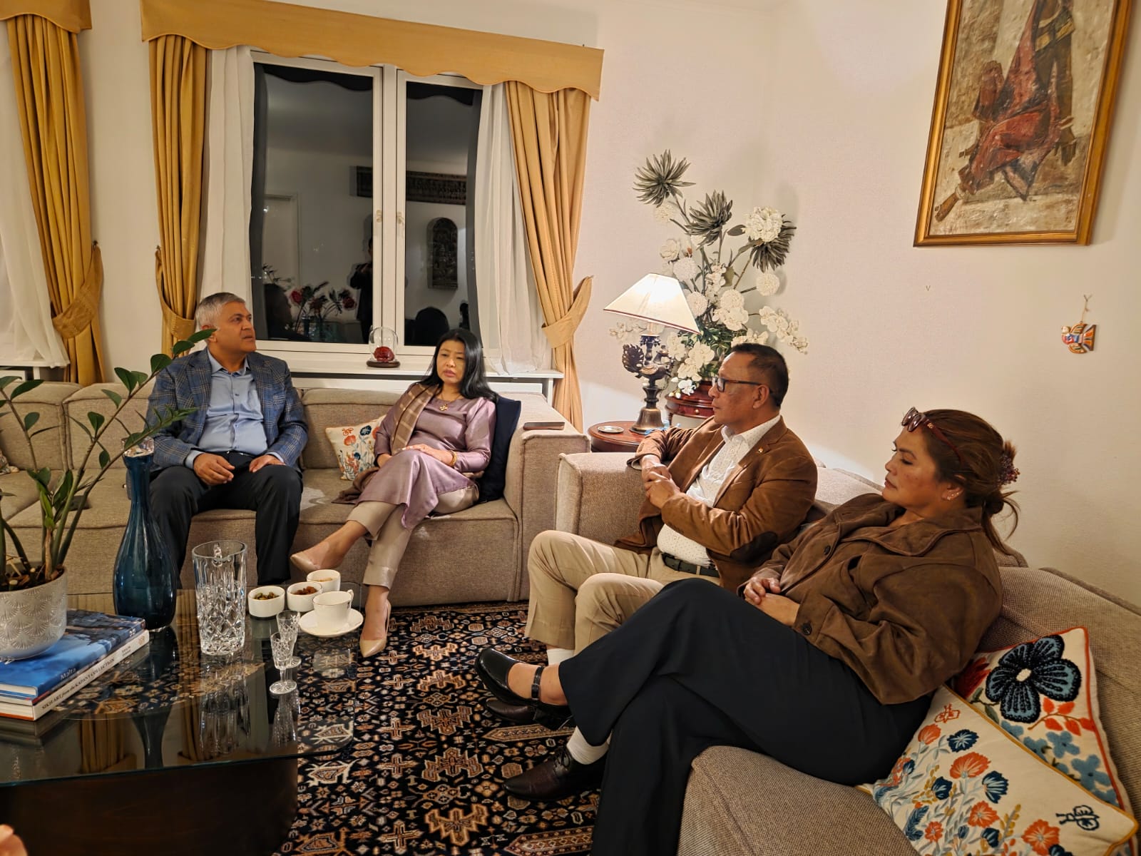 Norway Ambassador leh Speaker an inkawm