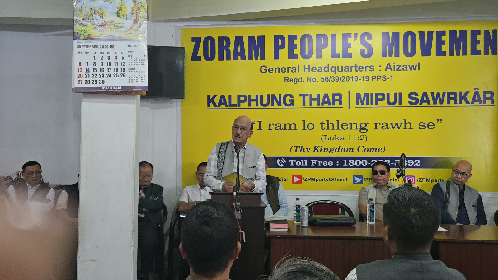 Inthlan thlir ranin kan kal tawh dawn – Dr. Kenneth-a
